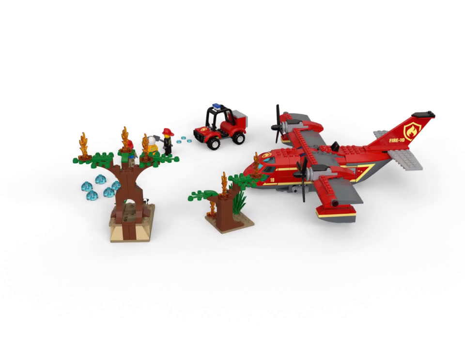 LEGO City Fire Plane 60217 Rescue Plane Building Set - image 2 of 8