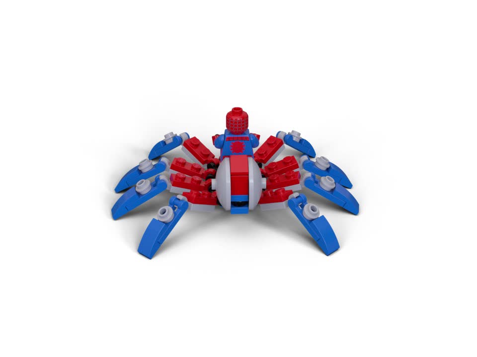 thumbnail video image 2 of LEGO Super Heroes Spider-Man's Mini Spider Crawler 30451, 73 pieces, 2 of 3