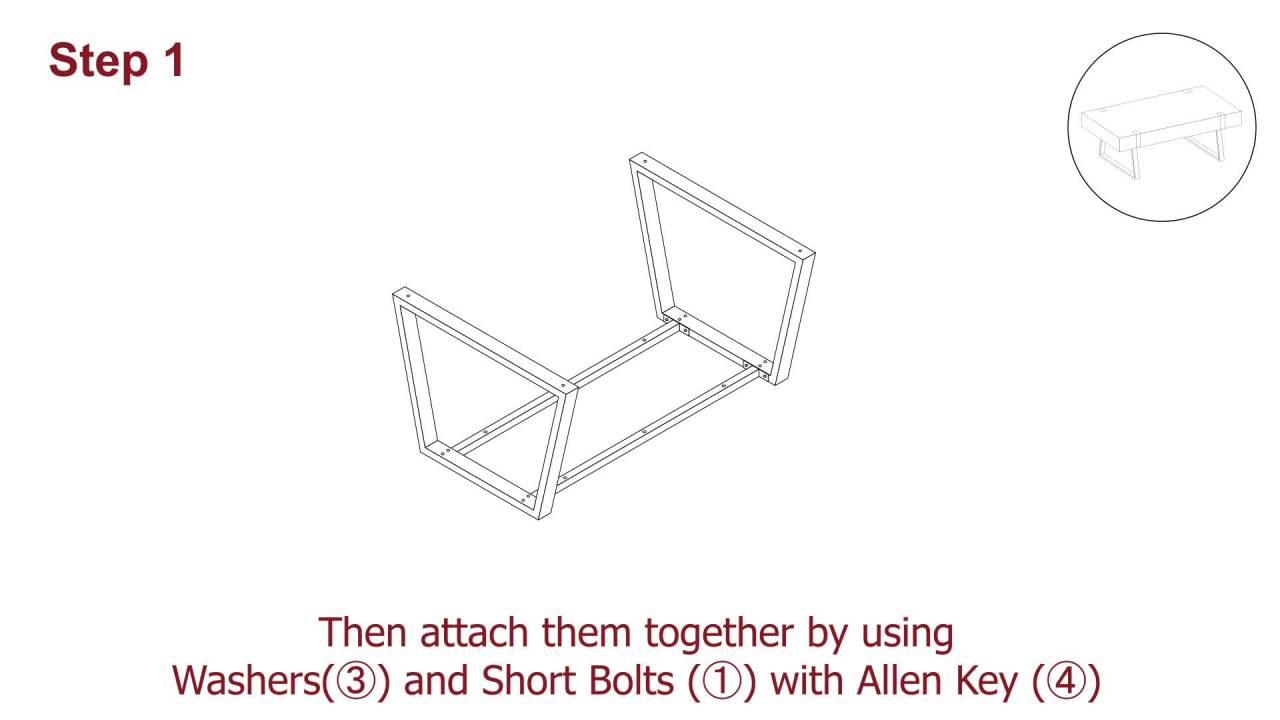 thumbnail video image 2 of GDF Studio Francie Modern Industrial Coffee Table, Canyon Gray, 2 of 11