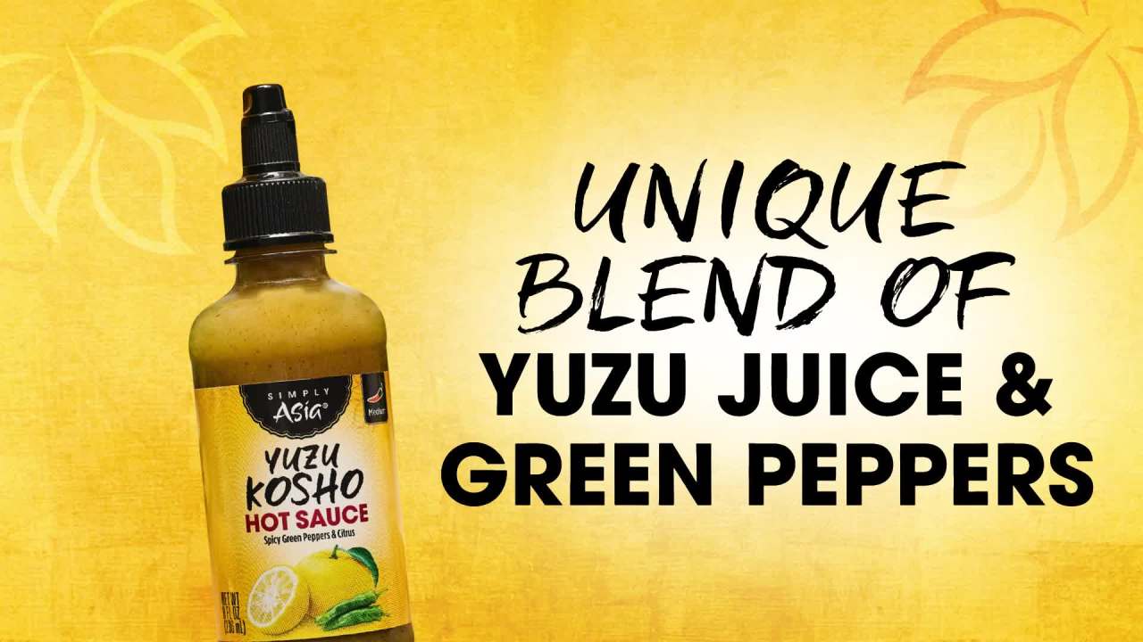 thumbnail video image 2 of Simply Asia Yuzu Kosho Hot Sauce, 8.0 fl oz Bottle, 2 of 20