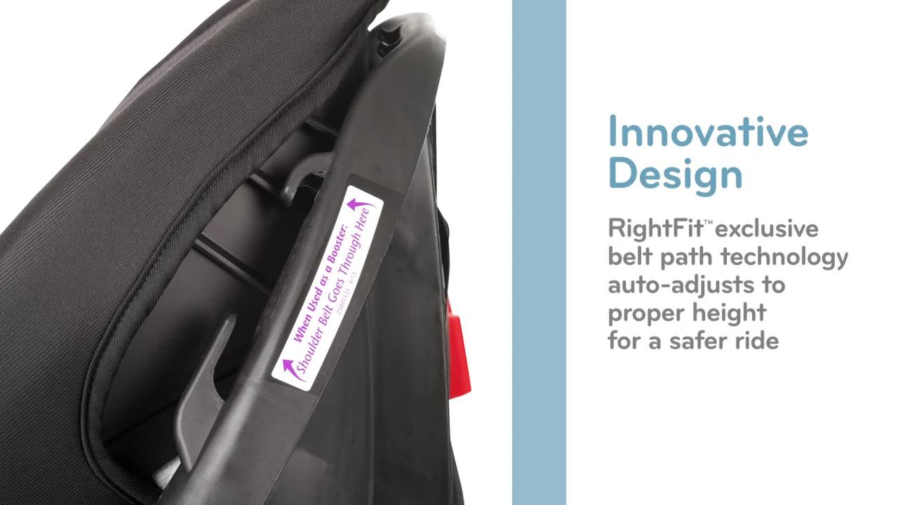 thumbnail video image 3 of Evenflo Chase Plus 2-in-1 Booster Toddler Car Seat (Geneva Pink), 3 of 18