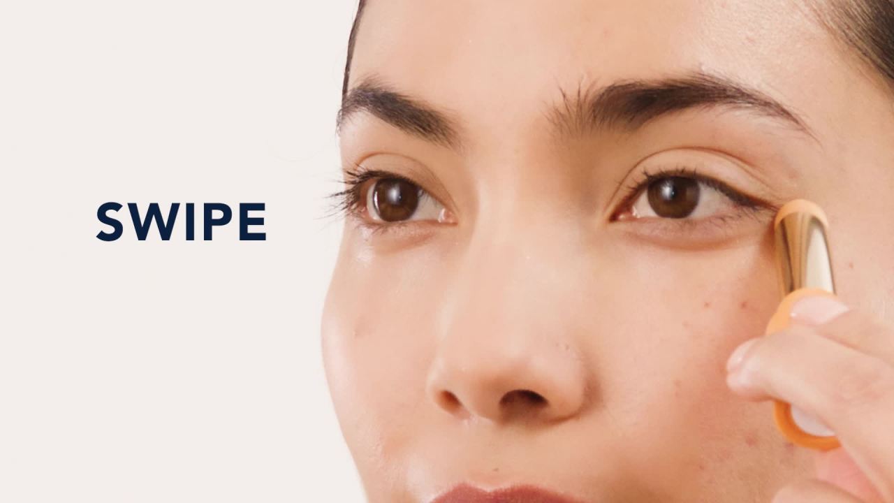 thumbnail video image 2 of RoC Skincare Multi Correxion Revive and Glow Vitamin C Eye Balm, 0.14oz, 2 of 12