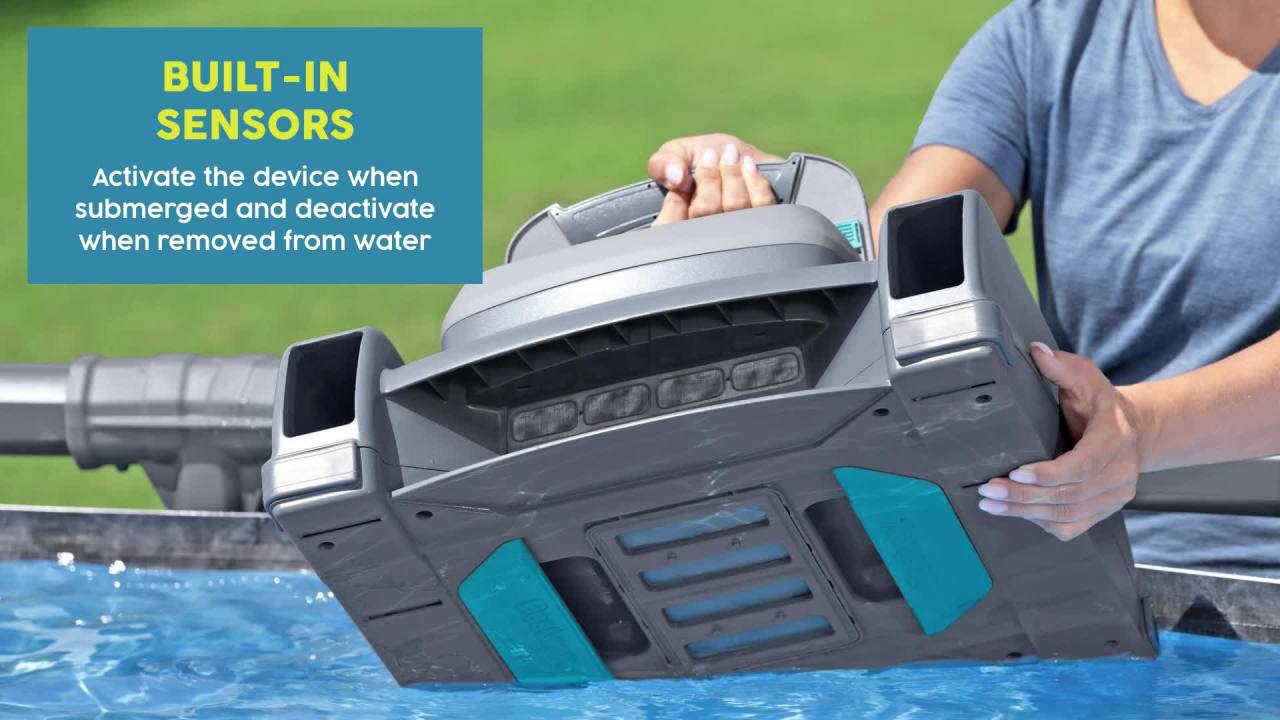 thumbnail video image 2 of Bestway AquaTronix Pro G300 Automatic Robotic Pool Vacuum & Skimmer, 2 of 9
