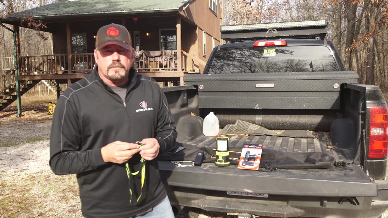 thumbnail video image 2 of Streamlight Bandit Lightweight LED Outdoor Headlamp, Black, 2 of 5