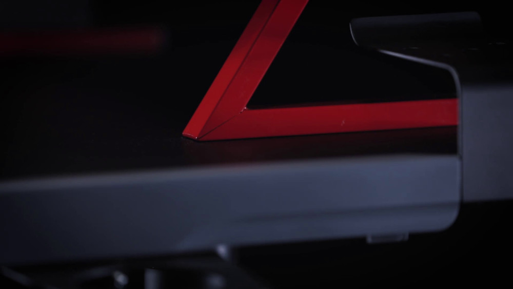 RESPAWN 3000 Gaming Computer Desk Ergonomic Height Adjustable Gaming Desk, in Blue (RSP3000