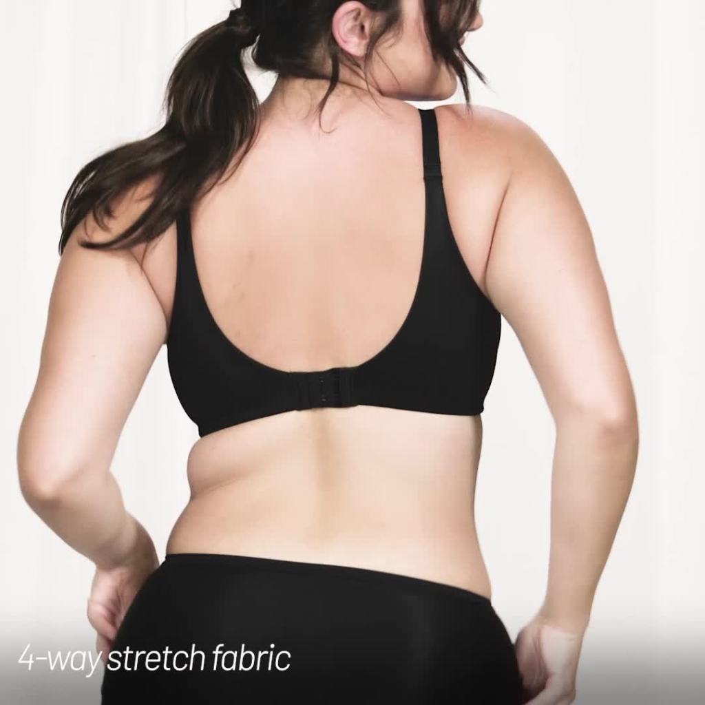 thumbnail video image 2 of Vanity Fair Radiant Women's Underwire Bra - 2-Ply Back and Side Smoothing, Full Coverage Support, Style 3476571, 2 of 11