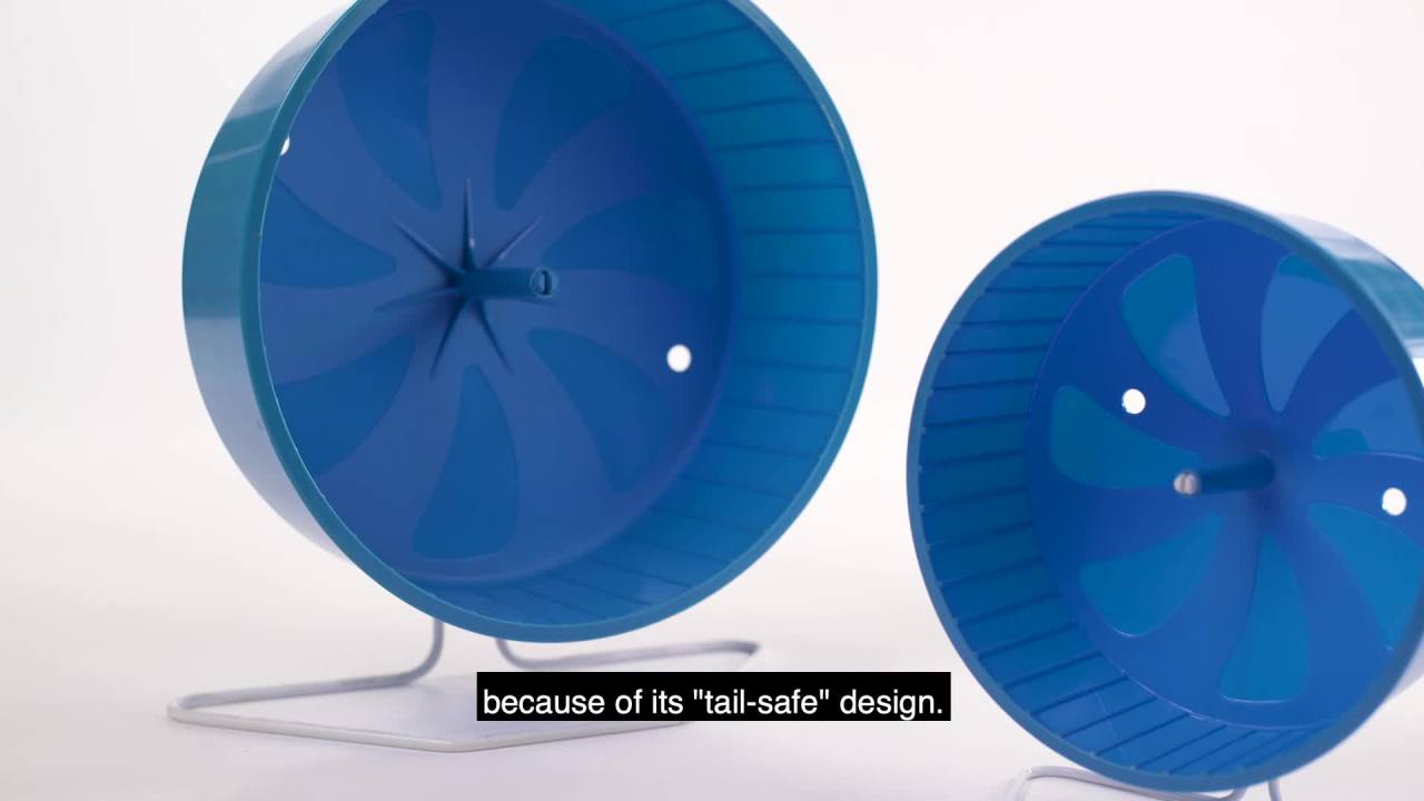 thumbnail video image 2 of Kaytee Comfort Wheel Large 8.5 Inches, 2 of 10