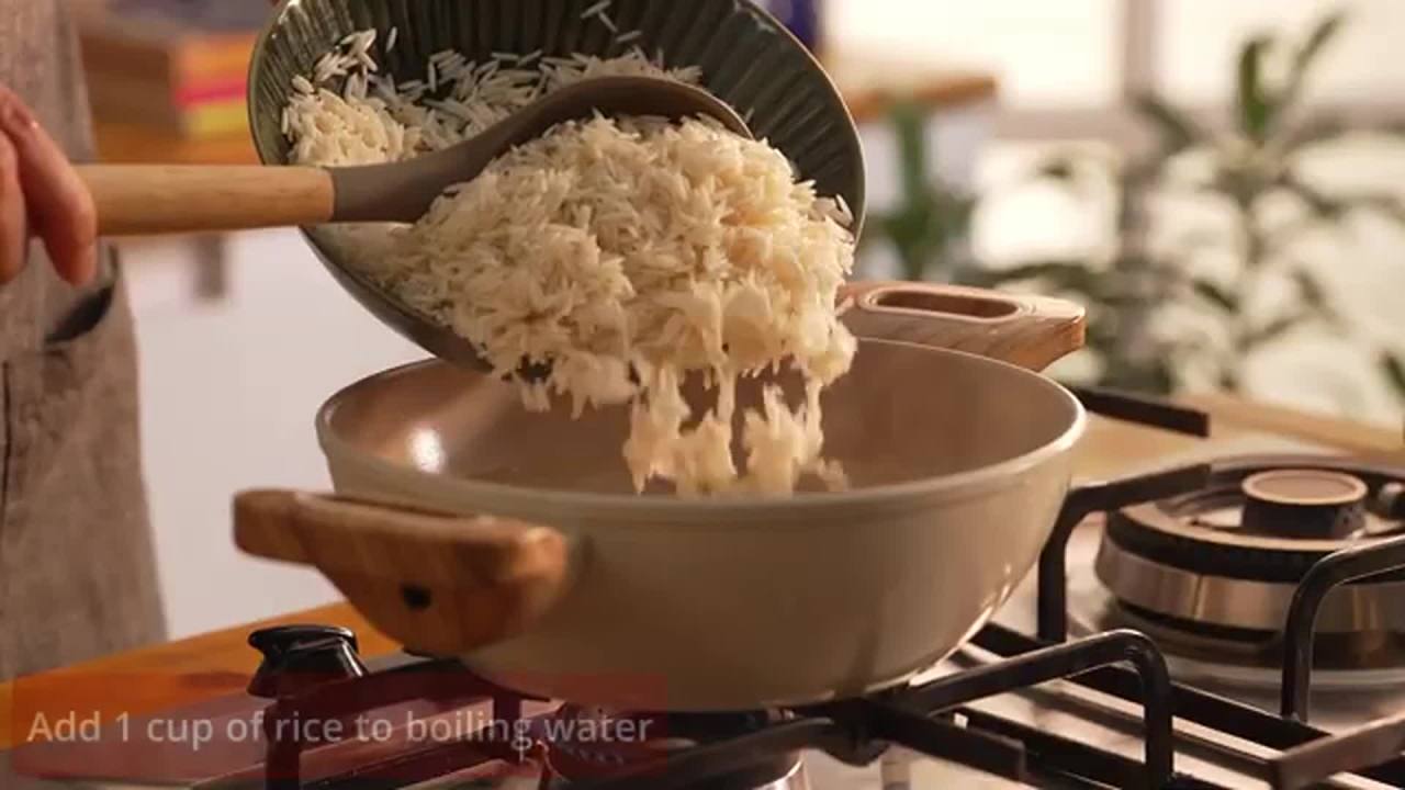 thumbnail video image 2 of Authentic Royal Sella Basmati Rice, 10lbs, 2 of 10