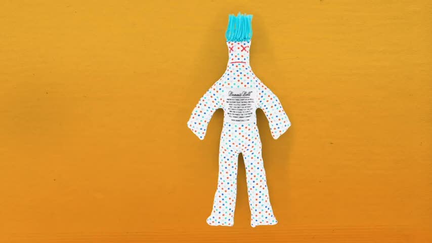 thumbnail video image 2 of Dammit Dolls Ménage à Trois 3 pack Dammit Doll Stress Relief Toy, Gag Gifts, 2 of 9