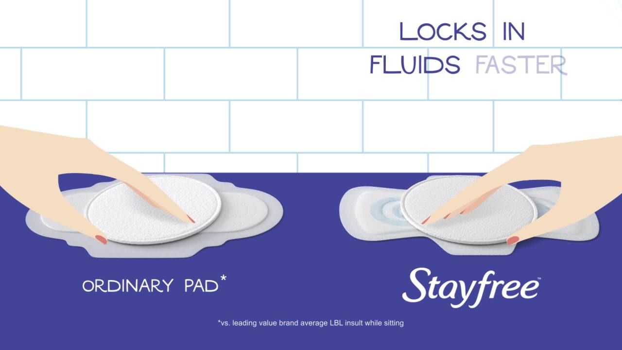 thumbnail video image 2 of Stayfree Maxi Pads (without Wings), Scented, Regular, 66 ct, 2 of 5