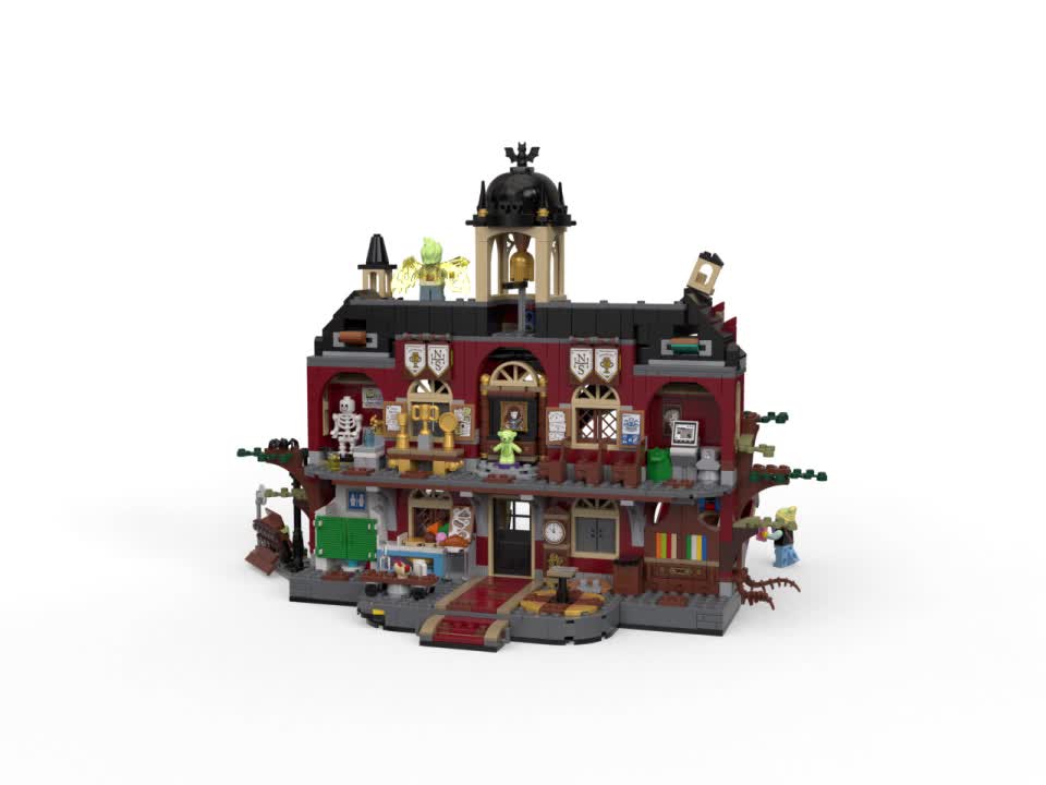 thumbnail video image 2 of LEGO Hidden Side Newbury Haunted High School 70425 Augmented Reality Toy, 2 of 8
