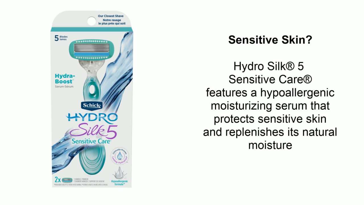 thumbnail video image 2 of Schick Hydro Silk 3 Women's Razor Blade Refills, 4 Ct, 2 of 9