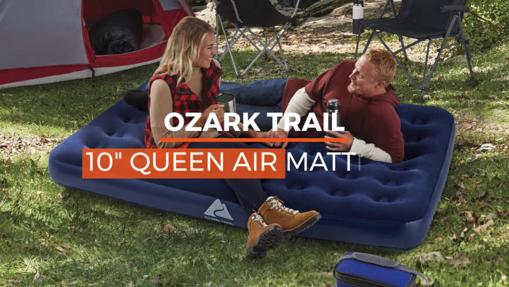 Ozark Trail Air Mattress Queen 10" with Antimicrobial Coating