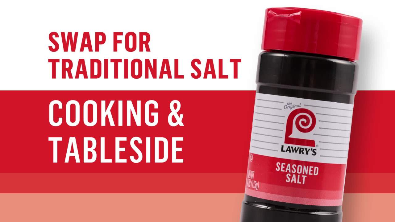 thumbnail video image 2 of Lawry's Kosher Seasoned Salt, 4.0 oz Bottle, 2 of 29