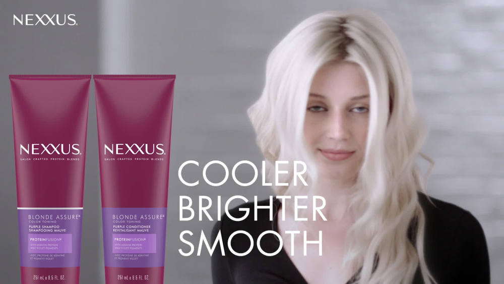 Nexxus Blonde Assure For Blonde Hair Purple, Keratin Protein Color Care ...