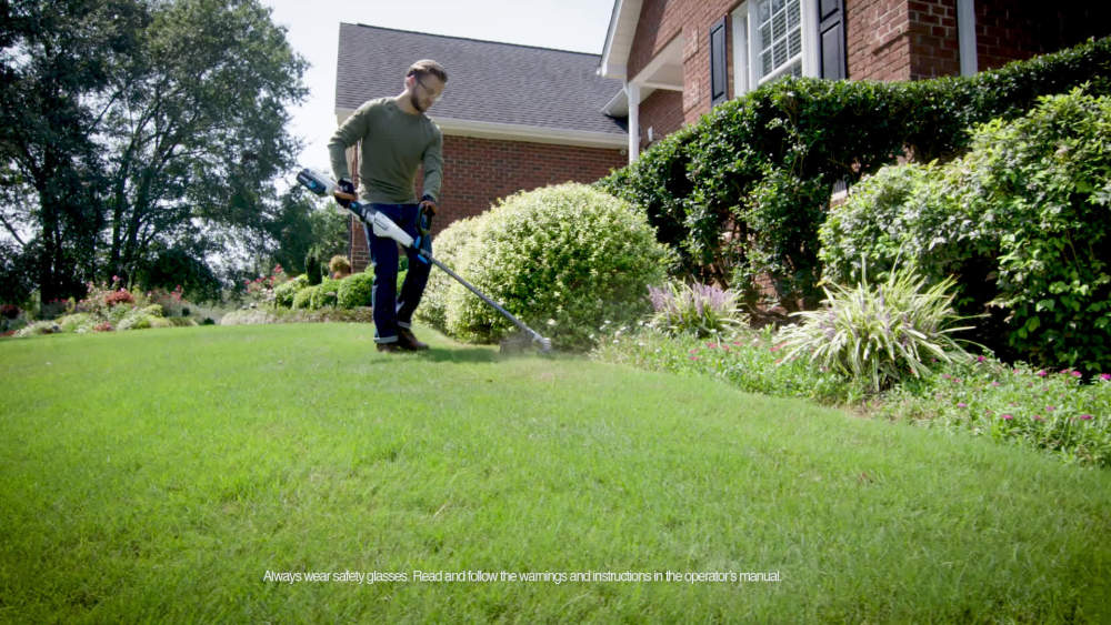 HART 40Volt Cordless Attachment Capable 15inch String Trimmer Kit, (1