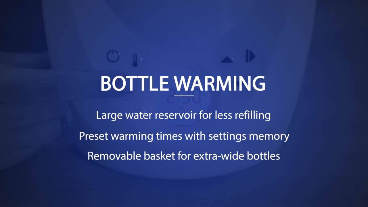 thumbnail video image 2 of Dr. Brown’s Deluxe Bottle Warmer and Sterilizer, 2 of 22