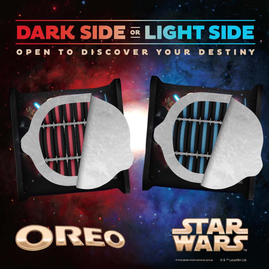 thumbnail video image 2 of STAR WARS™ OREO Cookies, Baked, Special Edition, 10.68 oz, Shelf Stable, Plastic Tray, 2 of 14