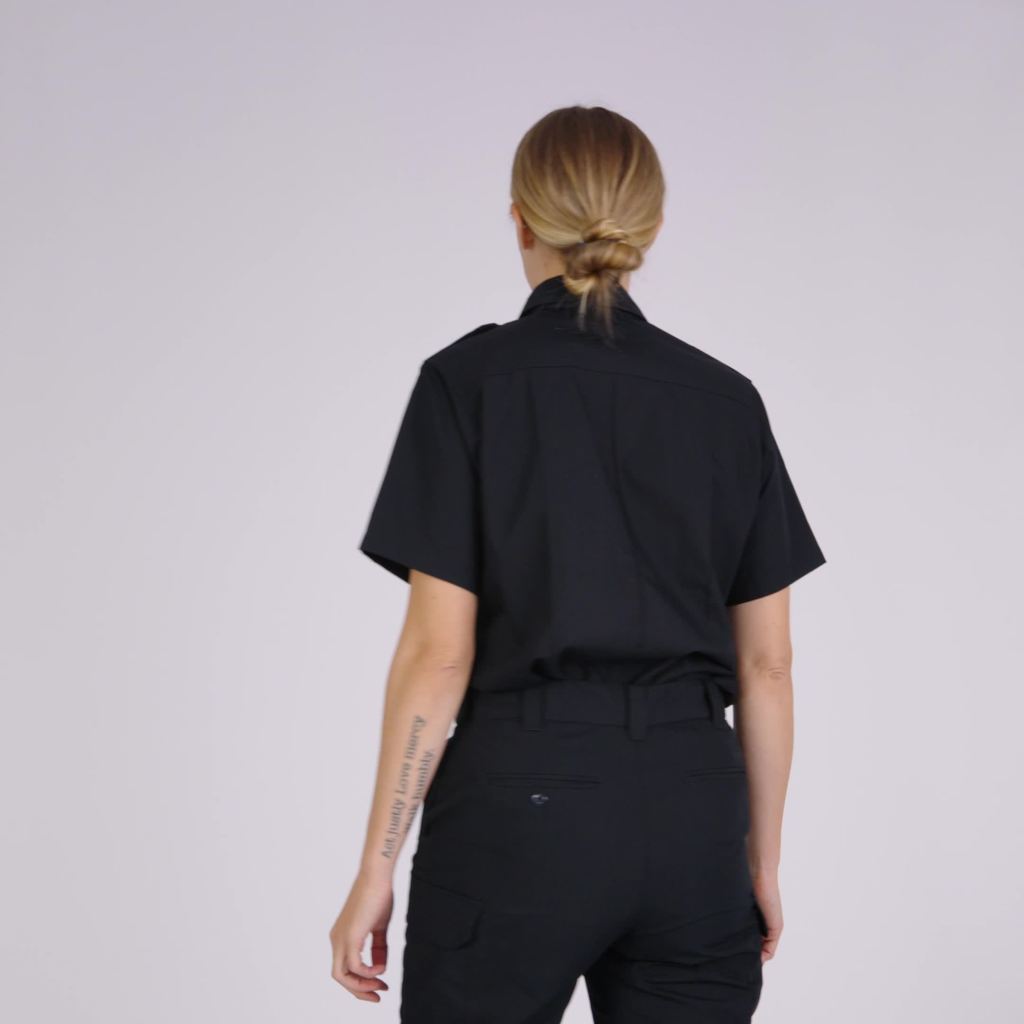 thumbnail video image 2 of Propper Women's Ls Class B Shirt Black Xl, 2 of 4