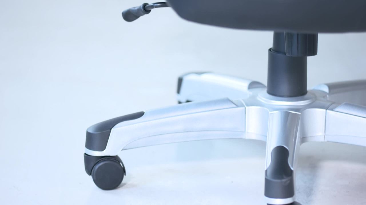 thumbnail video image 2 of Flash Furniture Big & Tall LeatherSoft Executive Swivel office Chair with Arms, Black, 2 of 14