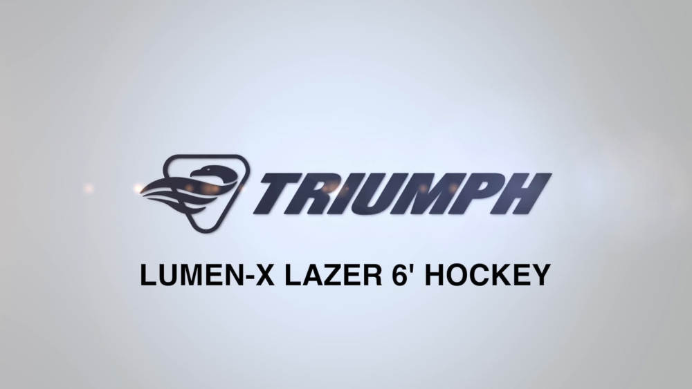 Triumph LumenX Lazer 6' Interactive Air Hockey Table Featuring All