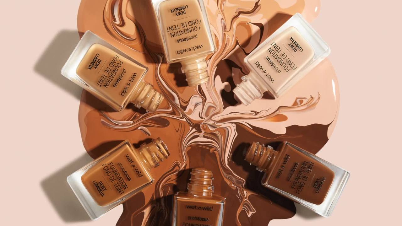 thumbnail video image 2 of (2 pack) Wet n Wild Photo Focus Dewy Liquid Foundation Makeup, Porcelain, 1.0 fl oz, 2 of 12