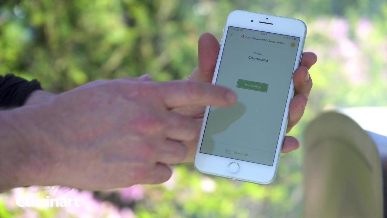 thumbnail video image 5 of Cuisinart Bluetooth® Easy Connect Thermometer - Probe Management, 5 of 5