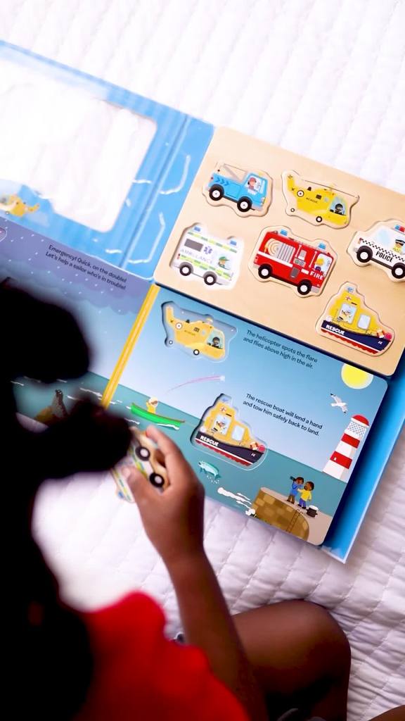 thumbnail video image 2 of Melissa & Doug 7-Piece In the Jungle Book Educational Jigsaw Puzzle, 2 of 4