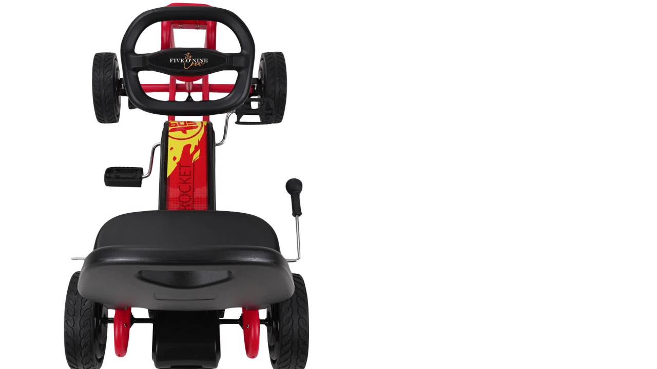 thumbnail video image 2 of Adjustable Unisex 4+ Years Push & Pedal Ride-On, Green, 38.39 x 20.74 x 21.93 Inches, 28.85 lbs, 2 of 6