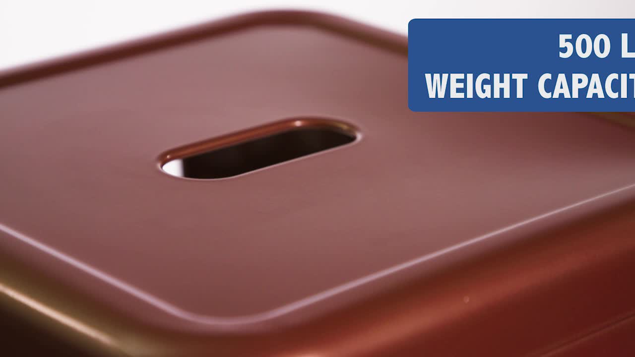 thumbnail video image 2 of Flash Furniture Commercial Grade 30" High Backless Copper Indoor-Outdoor Barstool, 2 of 11