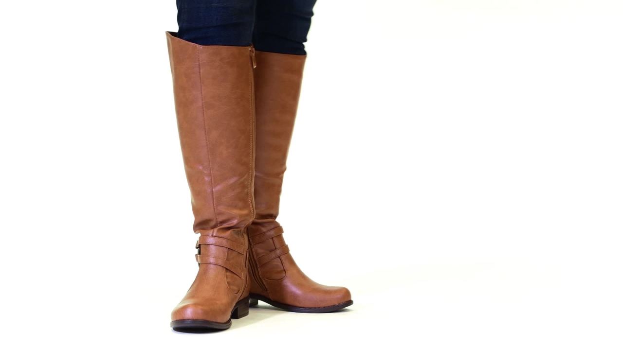 thumbnail video image 2 of Women's Ring Accent Tall Boots, 2 of 9