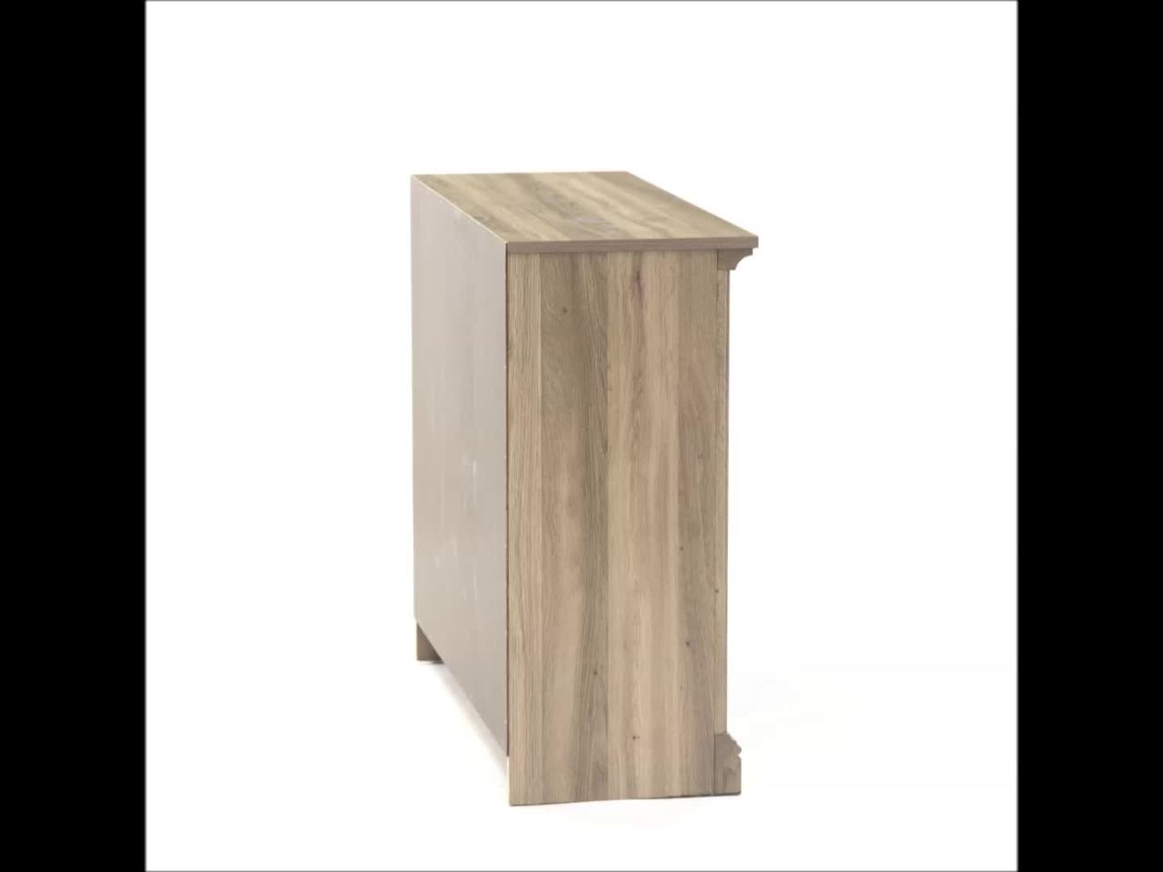 thumbnail video image 2 of Sauder Select 2-Shelf Bookcase, Salt Oak Finish, 2 of 10