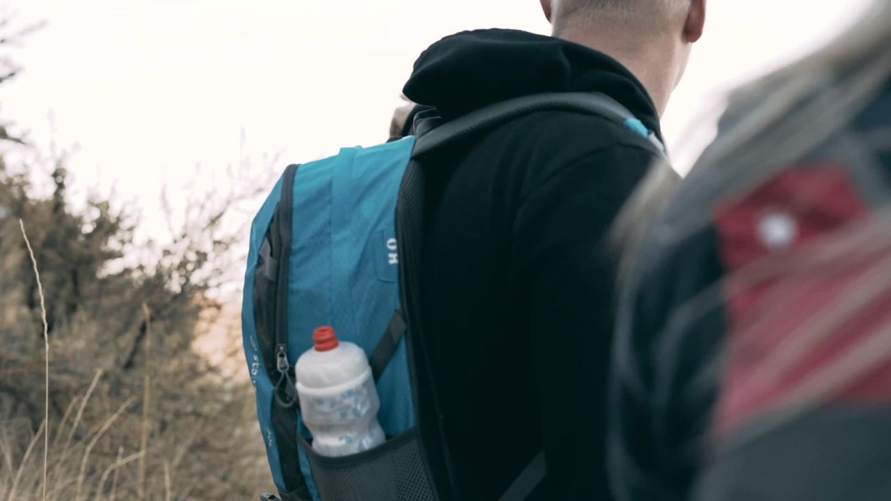 thumbnail video image 2 of Stansport 20 Liter Day Pack with Hydration Bladder - Black, 2 of 10