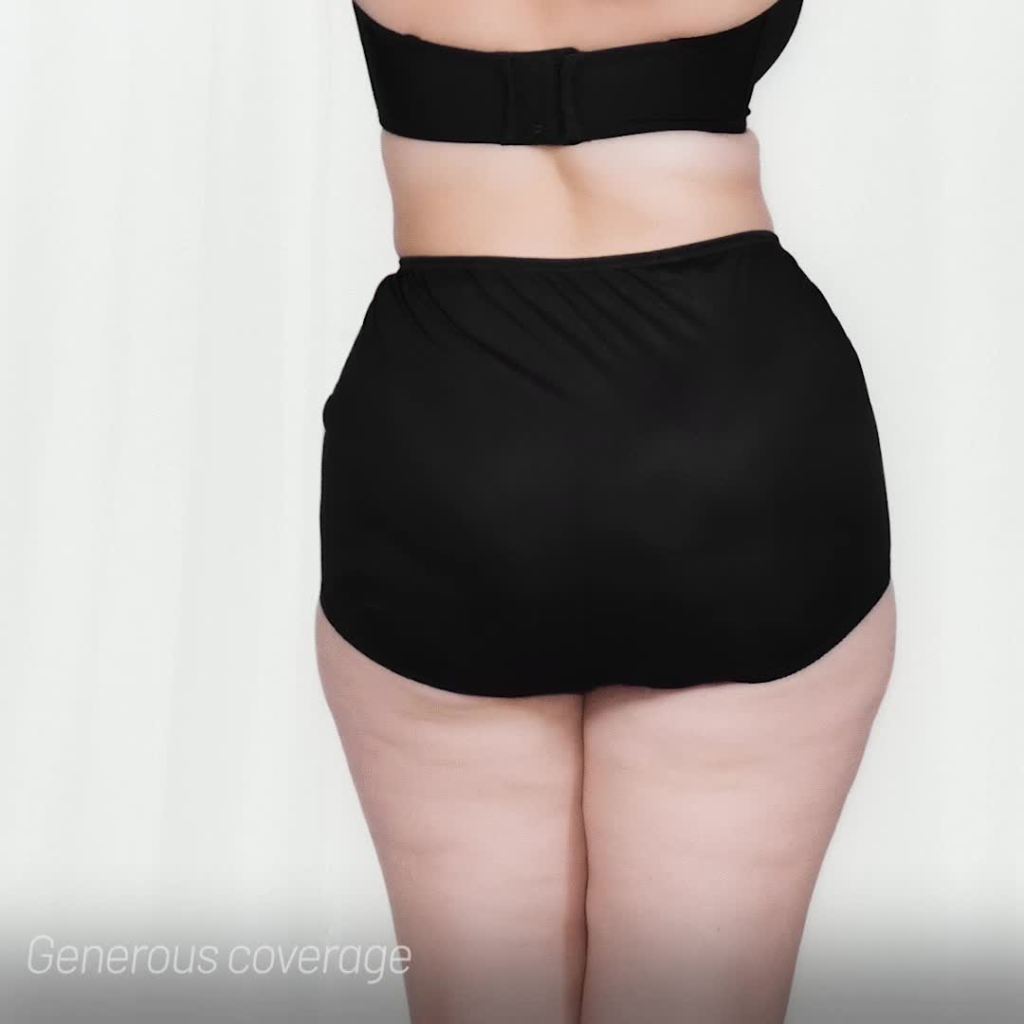 thumbnail video image 2 of Vanity Fair Womens Perfectly Yours Ravissant Tailored Nylon Brief, 10, 2 of 4