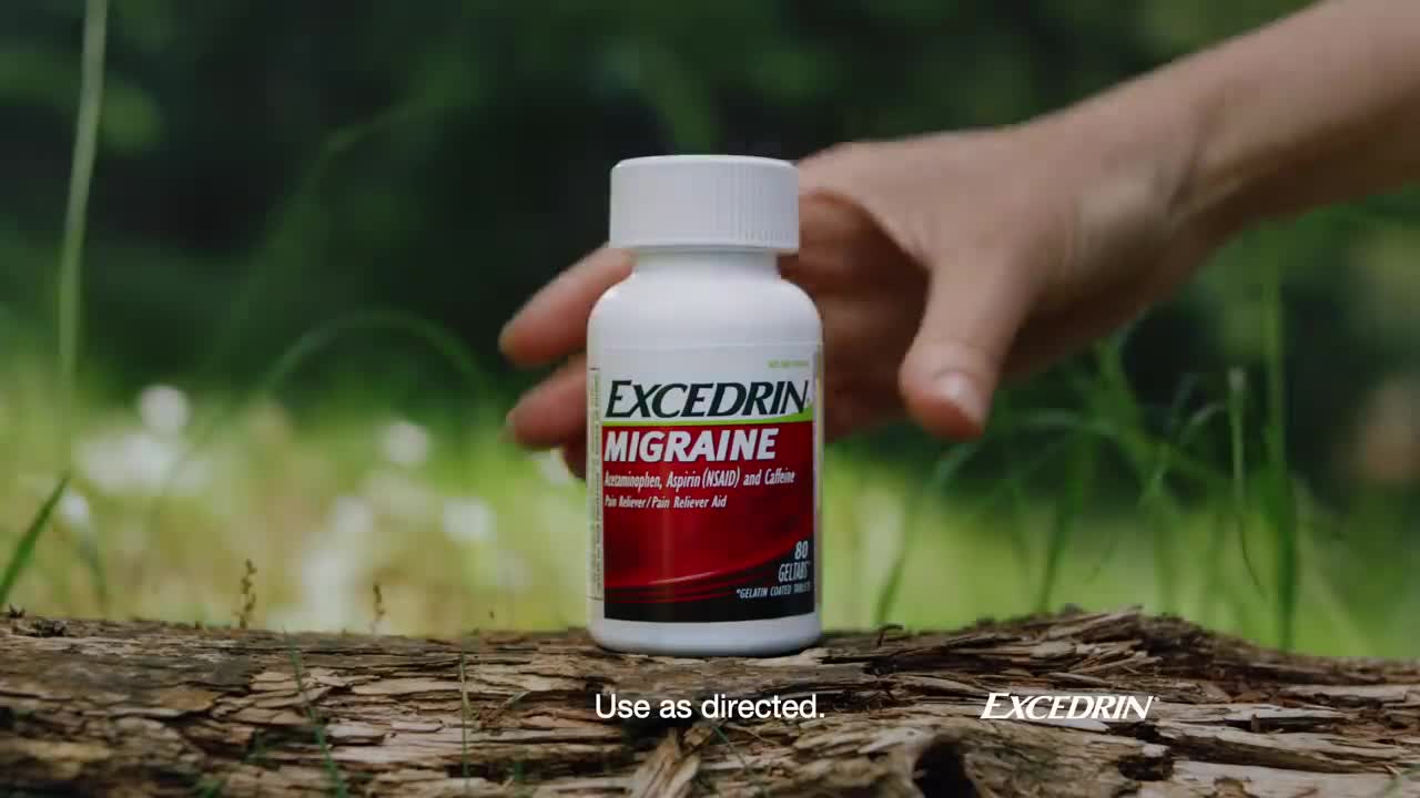thumbnail video image 2 of Excedrin Migraine Caplets for Migraine Headache Relief - 100 Count + Excedrin Migraine Medicine Caplets for Migraine Headache Relief, 24 Count, 2 of 4