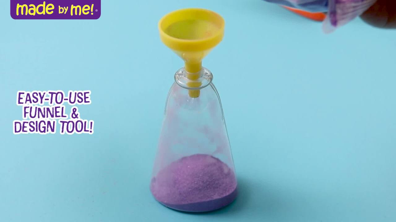 thumbnail video image 3 of Made By Me Create Your Own Sand Art, Multicolor, 2.3 lbs, 3 of 7