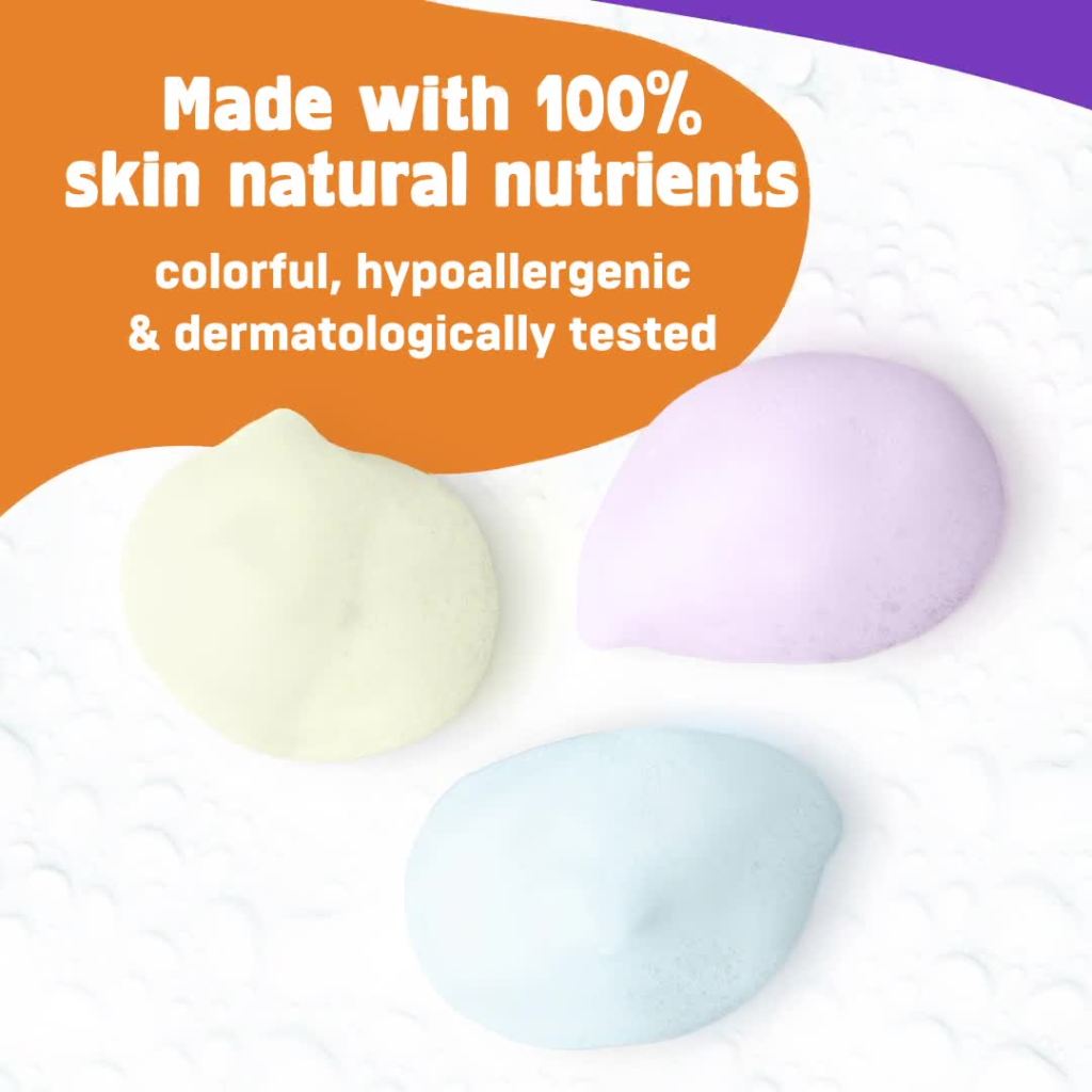 thumbnail video image 2 of Dove Kids Care Foaming Liquid Body Wash Cotton Candy Hypoallergenic Skin Care for Kids, 13.5 oz, 2 of 9