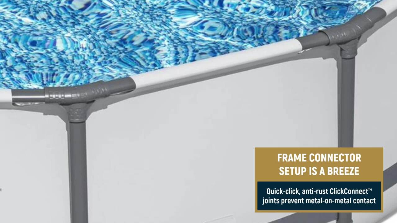 thumbnail video image 2 of Bestway Steel Pro MAX 14' x 33" Round Above Ground Pool Set, 2 of 13