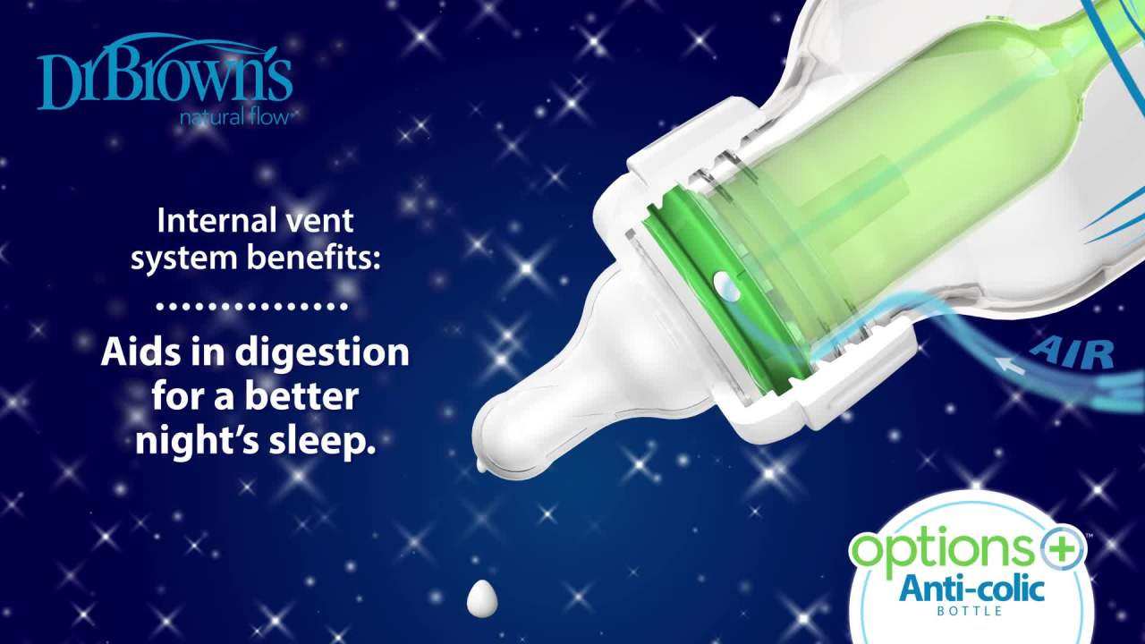 thumbnail video image 2 of Dr. Brown's Natural Flow Preemie Flow Narrow Baby Bottle Silicone Nipple, Slowest Flow, 0m+, 100% Silicone Bottle Nipple, 2-Pack, 2 of 13