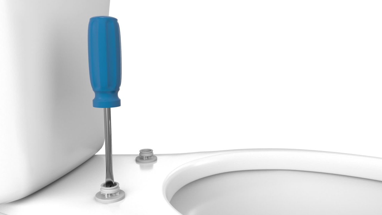 thumbnail video image 2 of Mayfair Soft Toilet Seat with Molded Woodecore and Easy-Clean & Change Hinges, Round, Bone, 13EC 006, 2 of 6