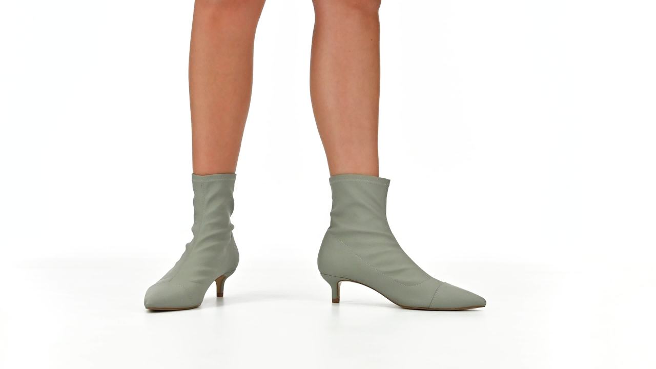 thumbnail video image 2 of Journee Collection Womens Jadde Tru Comfort Foam Pull On Kitten Heel Bootie, 2 of 7