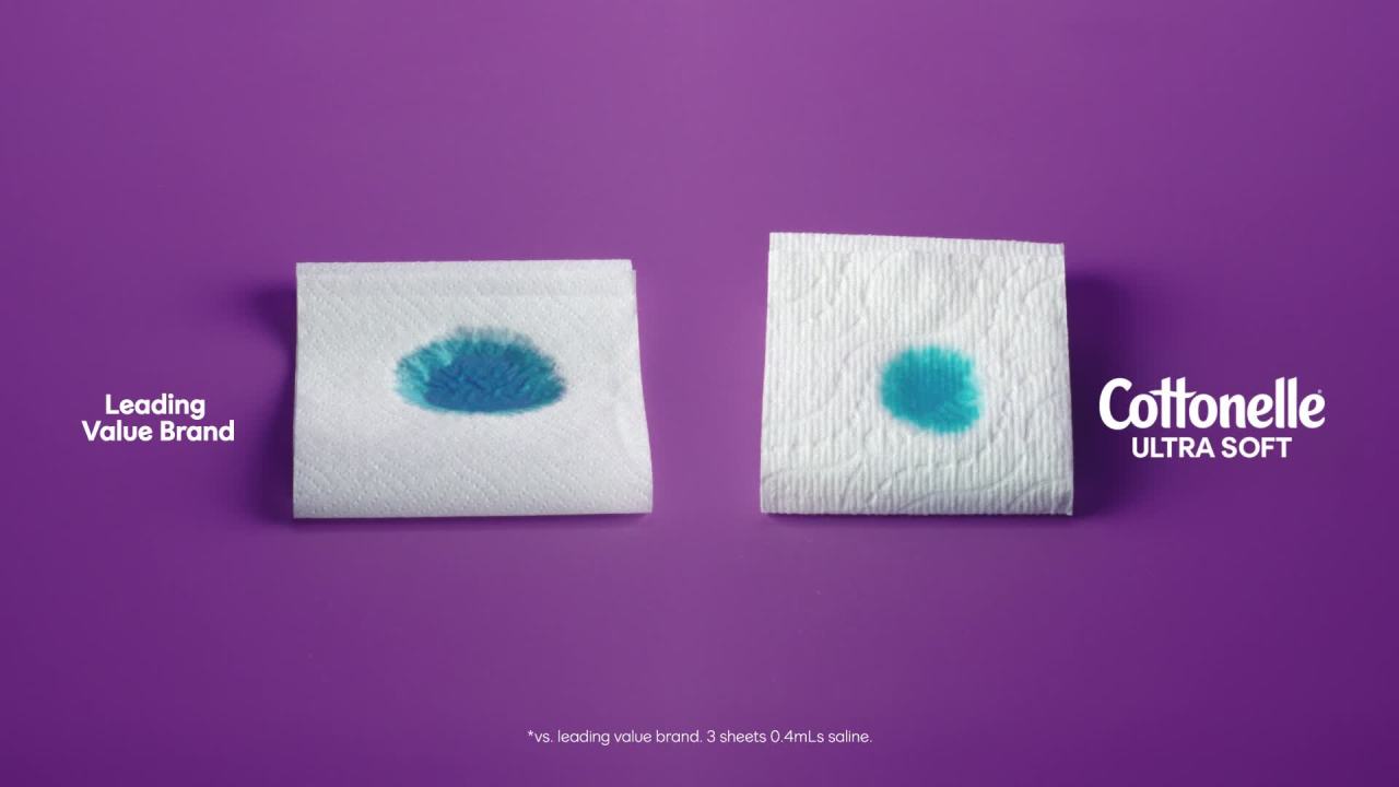 thumbnail video image 2 of Cottonelle Ultra Soft Toilet Paper, Strong Toilet Tissue, 12 Mega XL Rolls, 2 of 10