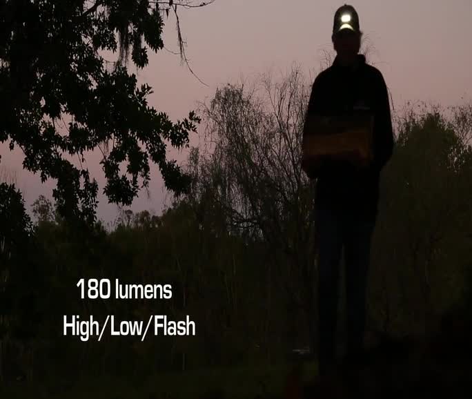 thumbnail video image 2 of Streamlight Bandit Lightweight LED Outdoor Headlamp, Yellow, 2 of 6