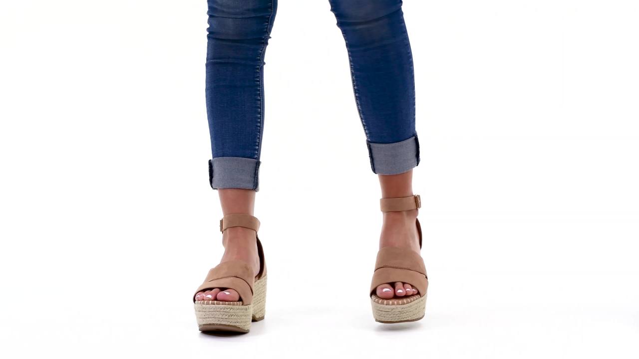 thumbnail video image 2 of Brinley Co. Womens Strappy Platform Espadrille, 2 of 7