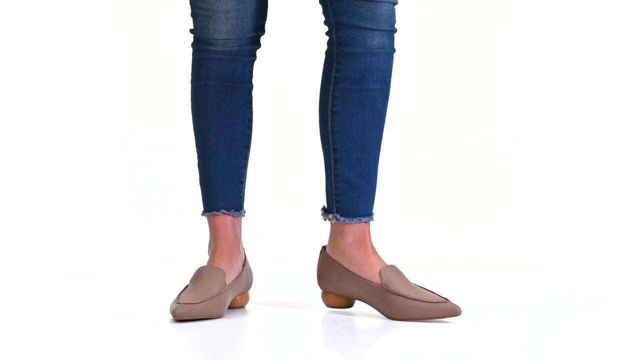 thumbnail video image 2 of Journee Womens Maggs Loafer Pointed Toe Slip On Flats, Widths Available, 2 of 10