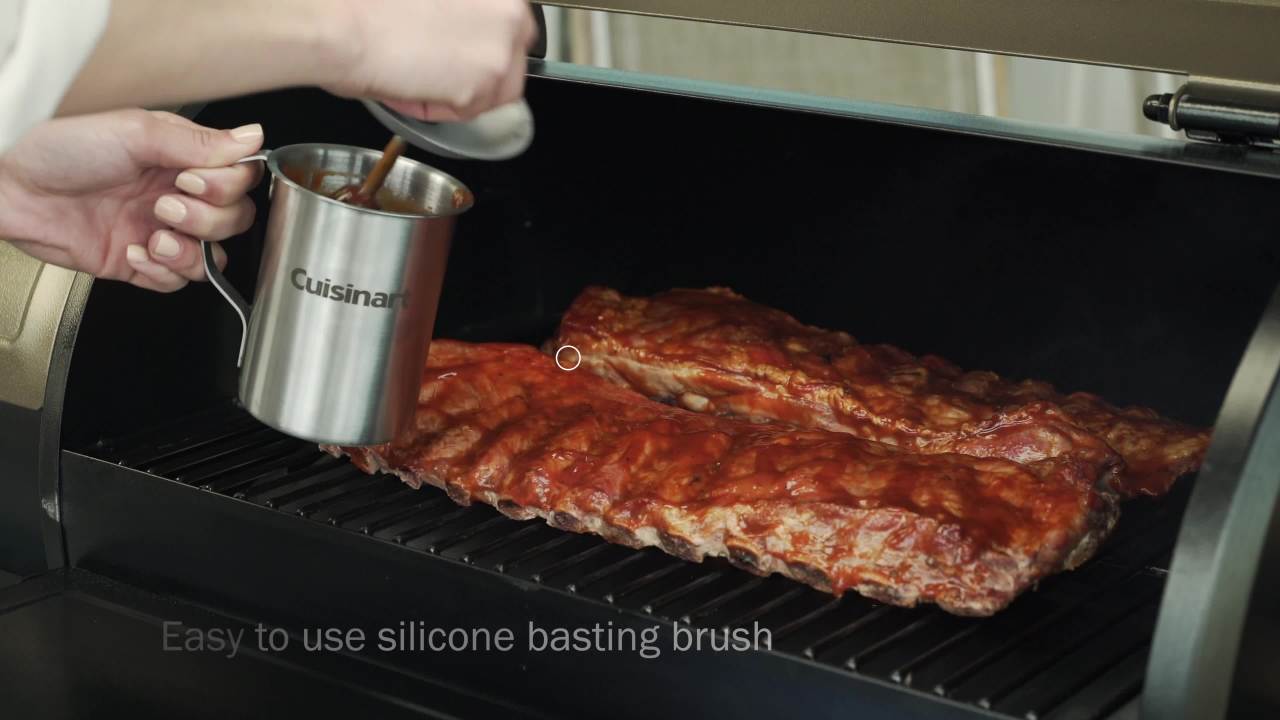 thumbnail video image 2 of Cuisinart® Sauce Pot and Basting Brush Set - Holds Up To 16 Fluid Ounces, Basting Brush Integrated Into Lid, 2 of 5