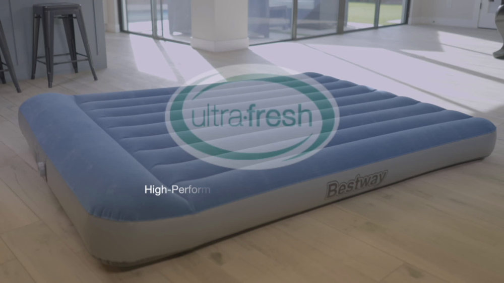 Bestway Tritech 24" Air Mattress Antimicrobial Coating with Builtin AC