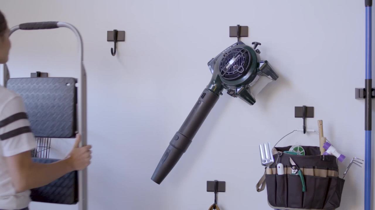 thumbnail video image 2 of Duck EasyMounts Fiberglass Garage Hook- No Tools Required, Holds up to 50 lbs, 2 of 11