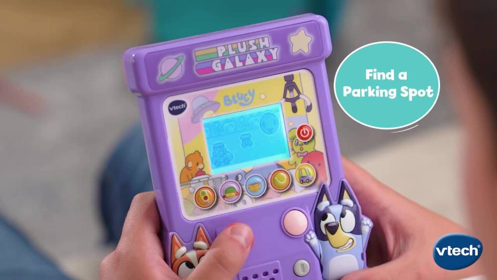 thumbnail video image 2 of VTech® Bluey Claw Game & Go Electronic Learning Systems for Toddlers, 2 of 12