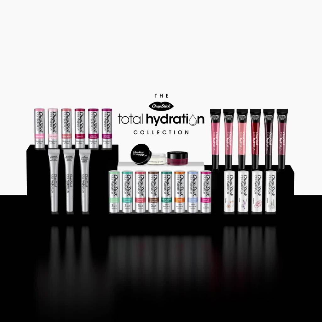 thumbnail video image 2 of ChapStick Total Hydration with Sea Minerals Moisturizing Nourishing Lip Balm 0.12 oz., 2 of 12